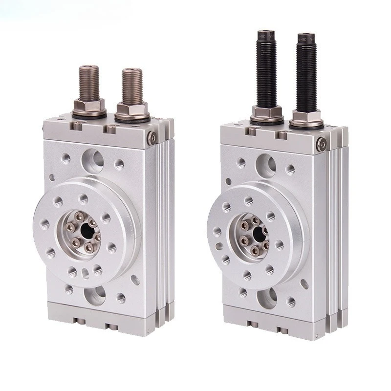 

HRQ/3/7/10/20/30/50/70/100- A Pneumatic Rotary Actuator 90° 180° Adjustable with Shock Absorber