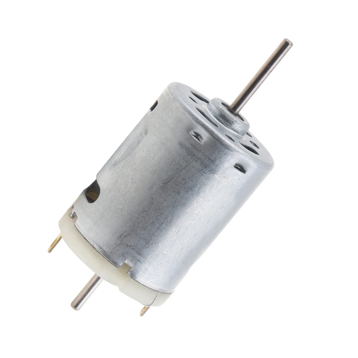 R380 DC Motor 12V 5500RPM Biaxial Output Micro Motor for DIY Toys Small Appliances Low Noise, Low Current, Strong Power