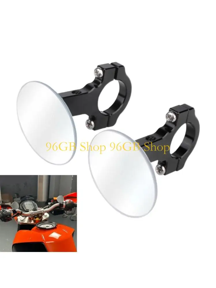 

96GB Universal 51mm Wide Round Mirror 360 Degree Rotation For RC390 390 Motorcycle Rear View In All Weather Conditions