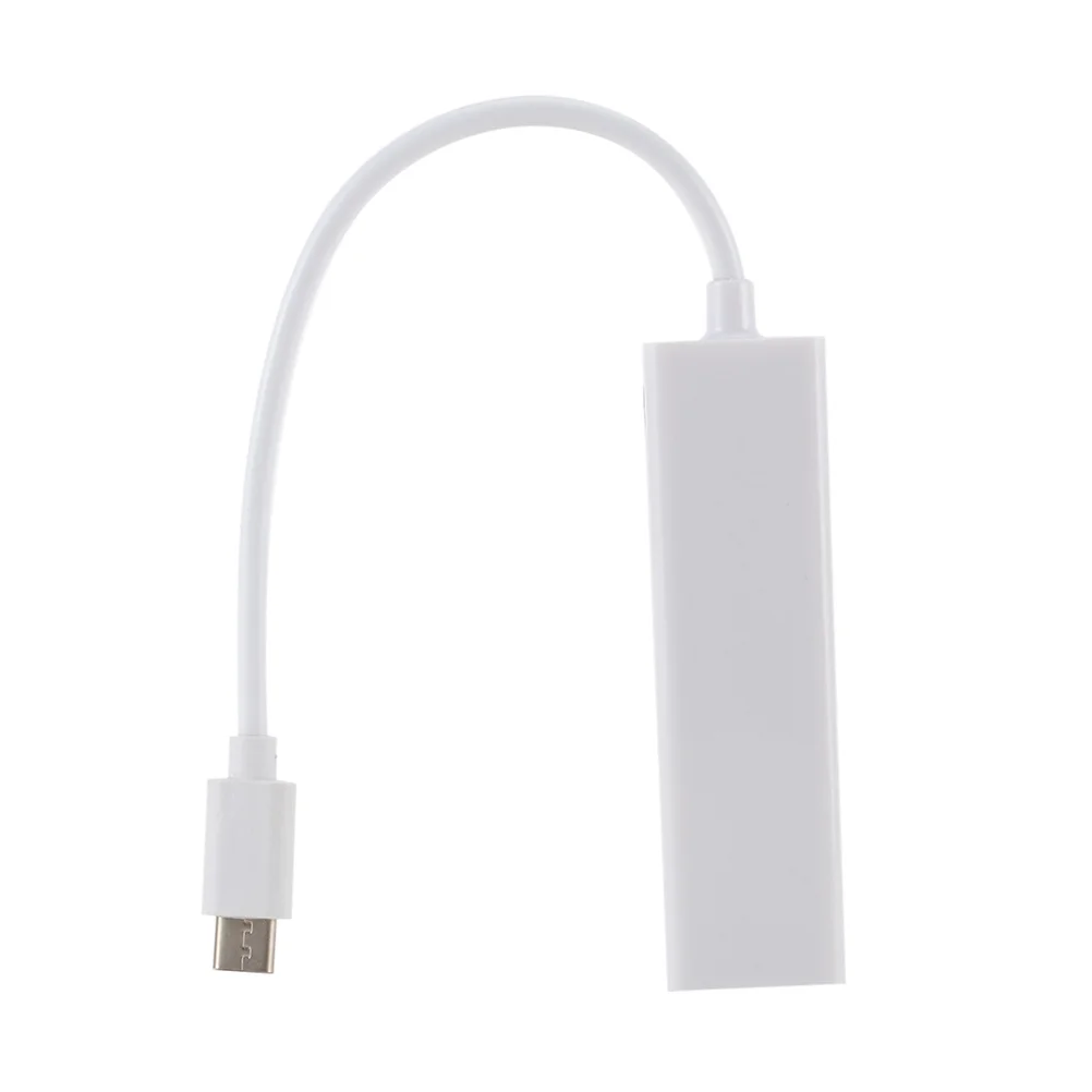 

USB 3.1 Type C Hub with Rj45 Ethernet Port 3A 100W Pd 20Gbps USB Ports Adapter for Laptop White Ethernet Lan Adapter