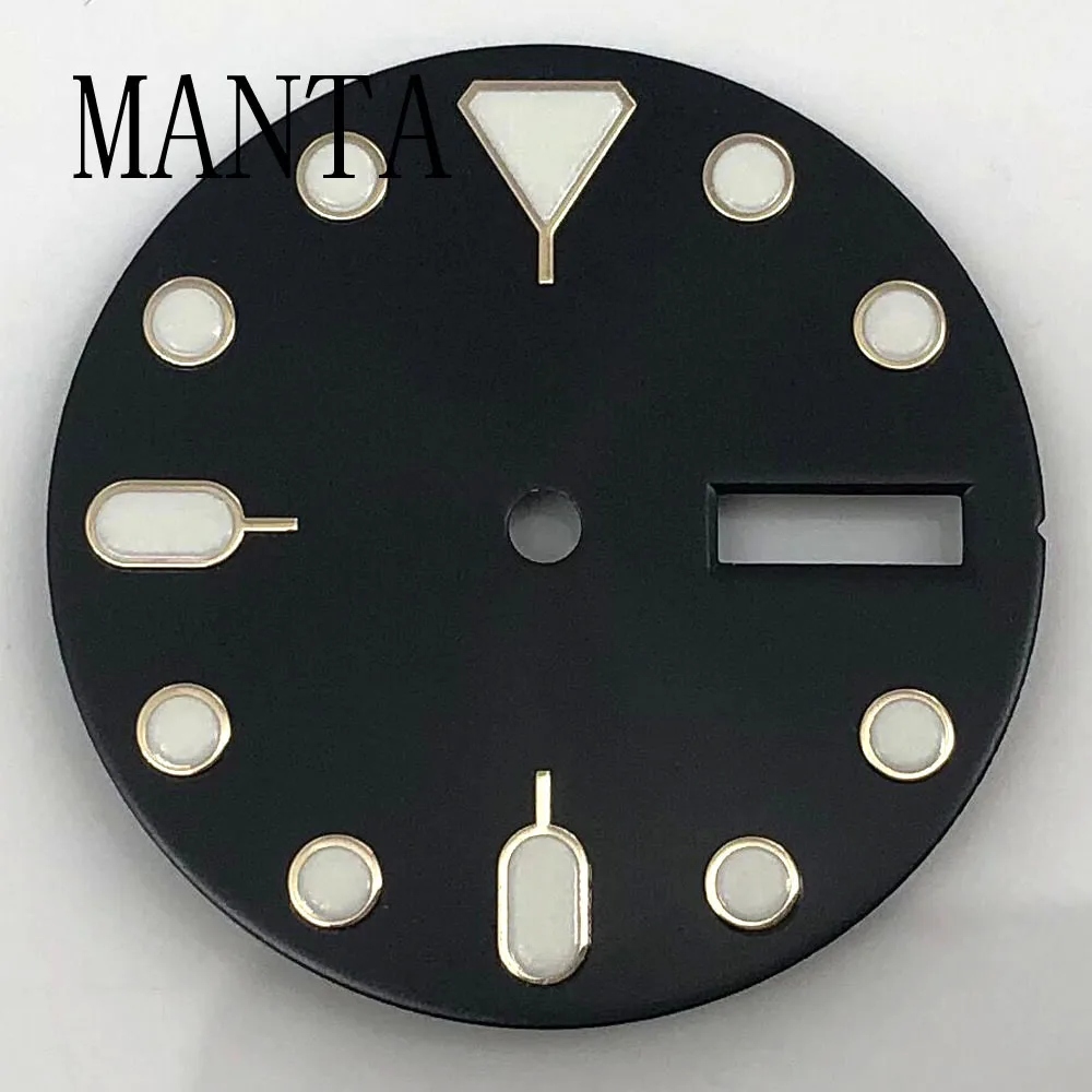 مانتا 28.5 ملم قرص معقم مضيء FitNH36 أجزاء ساعة حركة ميكانيكية أوتوماتيكية