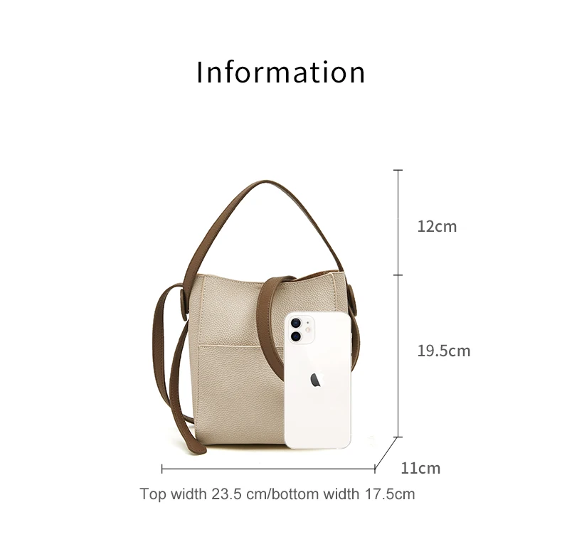 Foxer Split Leder Dame Umhängetasche Frauen große Kapazität Eimer Umhängetasche Top-Qualität stilvolle Handtasche elegante Tasche – Detail 14