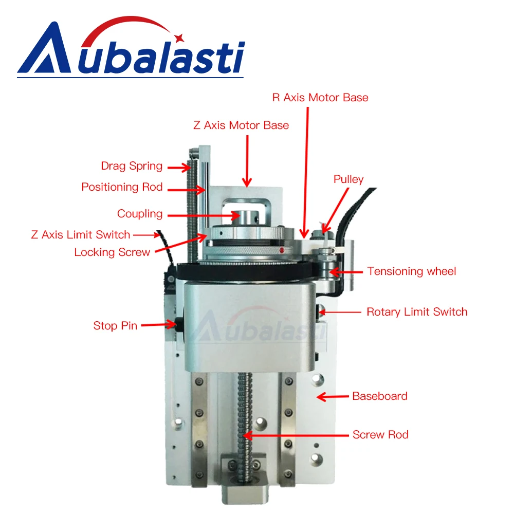 Aubalasti coltello vibrante CNC sollevatore monoposto 100mm per macchina da taglio a lama vibrante CNC