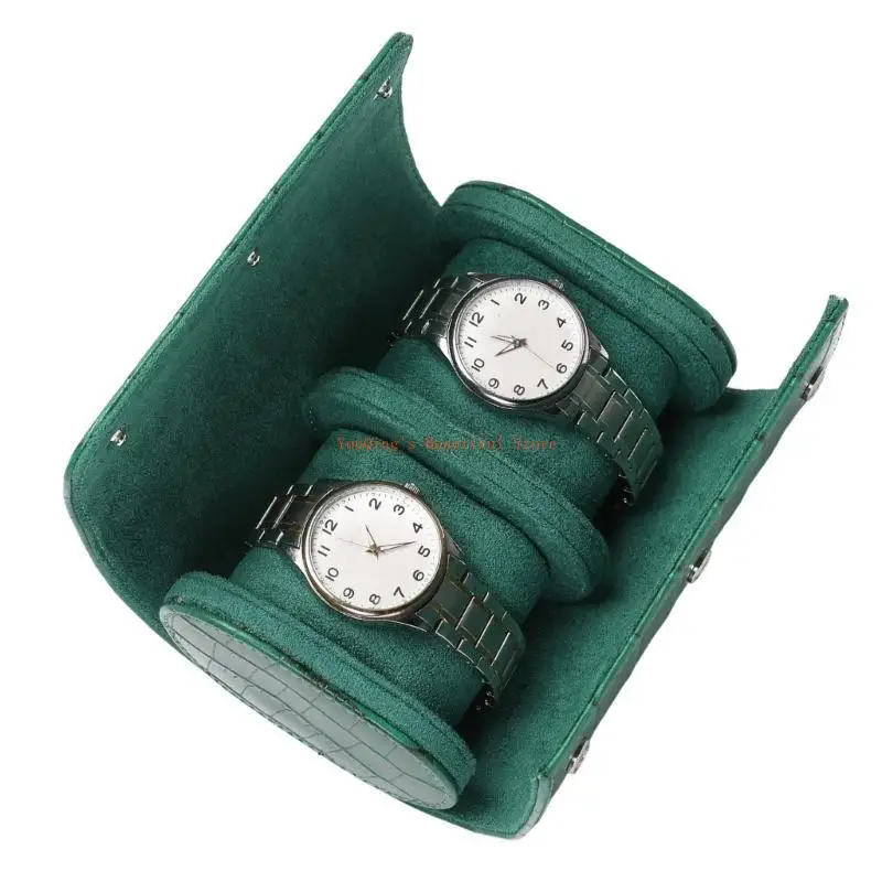 

N0HE Crocodiles Pattern Watch Organizers Men Gifts Leather Watch Display Case