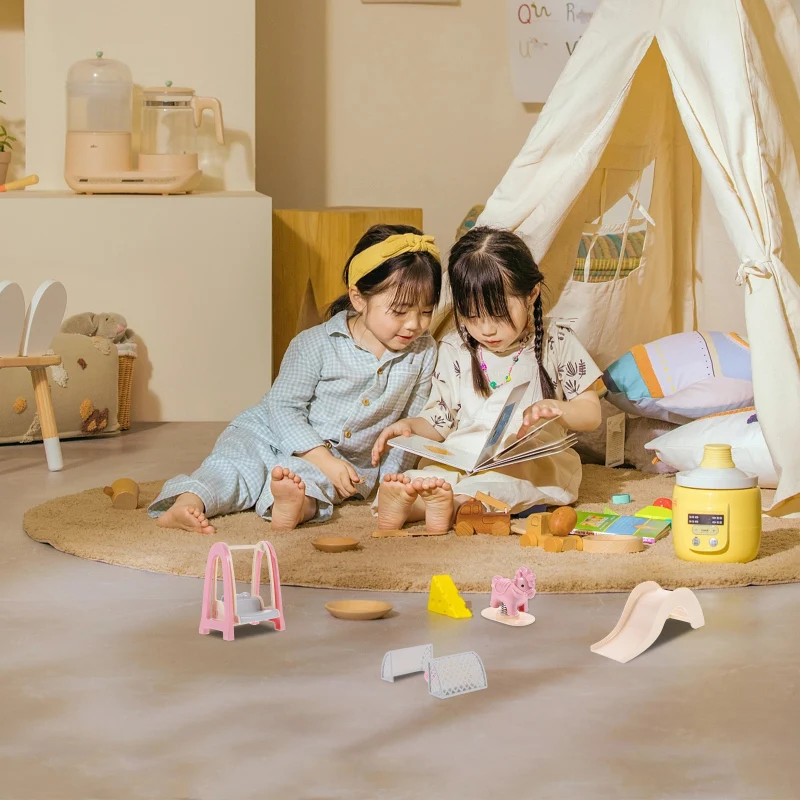 1:12 móveis em miniatura floresta família simulação cena modelo kit variou cena combinação conjunto casa de bonecas brinquedo para presentes da menina brinquedos