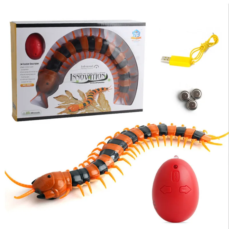 Remote Control Snake Animal Toy With USB  Prank Kids Toys For Novelty Gifts