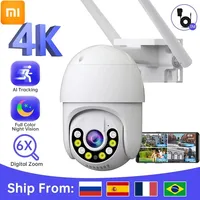 Xiaomi 2024 NEW 3MP 5MP PTZ Camera 4K Dual Lens IP Camera AI Tracking Outdoor Security Surveillance Camera Wireless CCTV