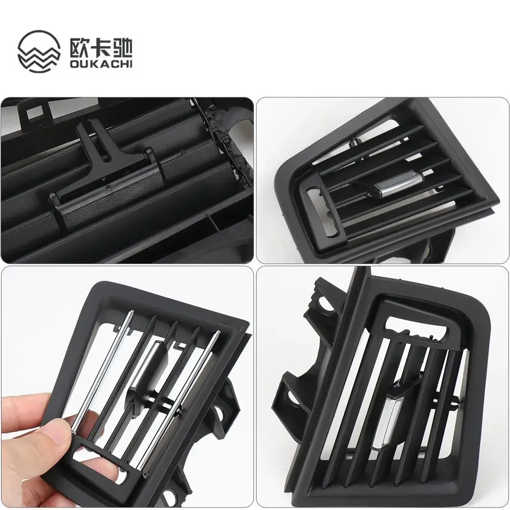 

F10 F11 F18 520i 523i 525i 528i 535 iLHD Передняя левая правая задняя решетка кондиционера переменного тока Хромированная крышка вентиляционного отверстия для BMW 5 серии