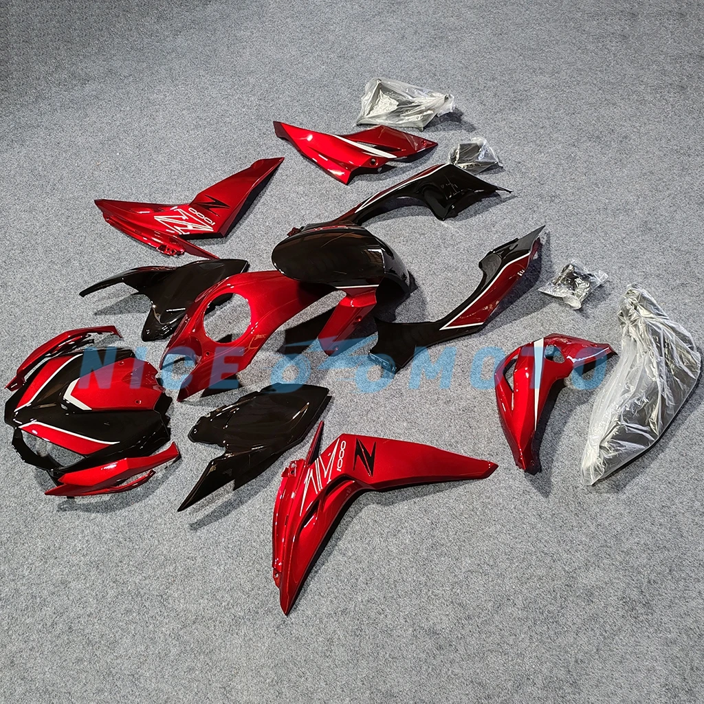 مجموعة انسيابية حقن بلاستيكية ABS مناسبة لدراجة نارية كاواساكي Z1000 2015 2016 2017 2018 2019 Z 1000RR Z1000 RR باللون الأحمر