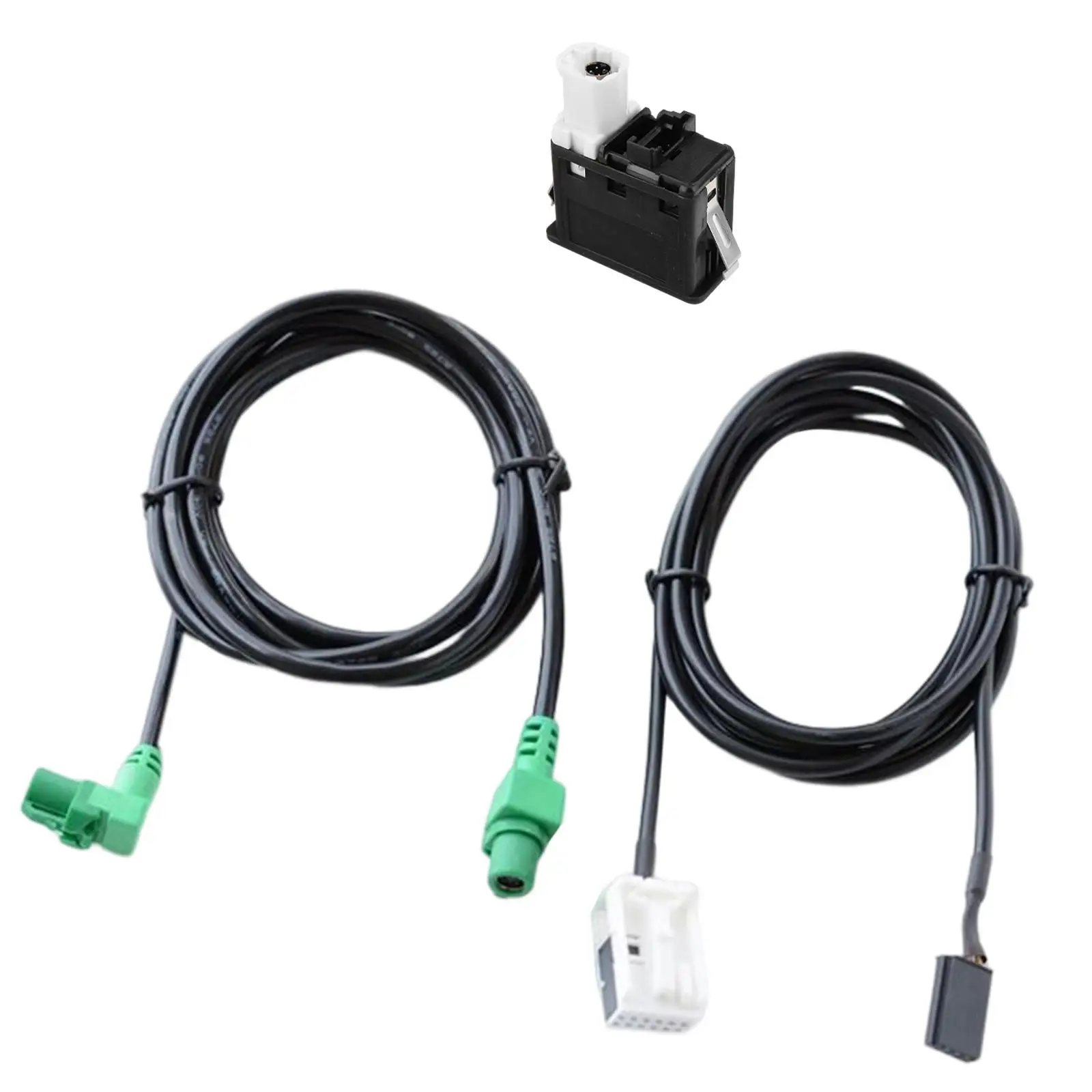 

Durable Car USB AUX Switch and Connecting Cable Direct Replace 150cm Parts Car