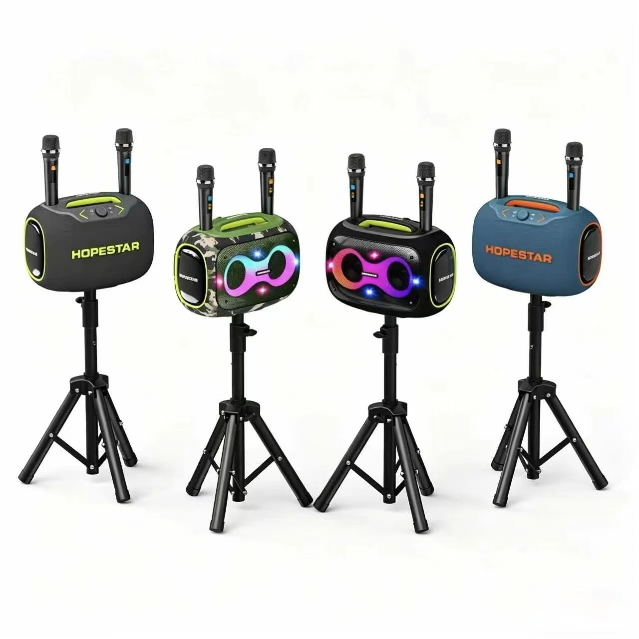 HOPESTAR PARTYBOX 120W Wireless Party Speaker with Dual Mic, 22000mAh, Karaoke Speaker