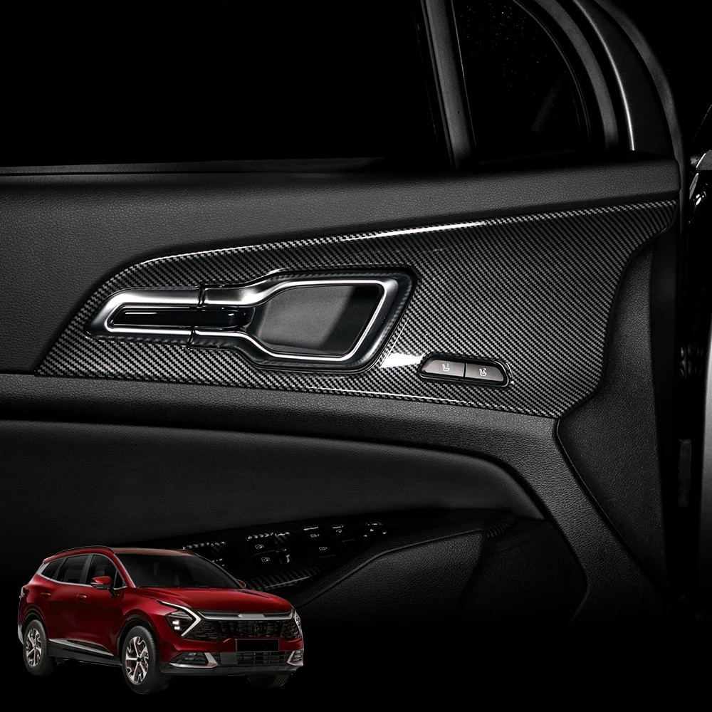 

Накладка на дверную панель автомобиля, дверная ручка, декоративная крышка, материал ABS для Kia Sportage NQ5 2023-2026, аксессуары для автомобиля с левым рулем