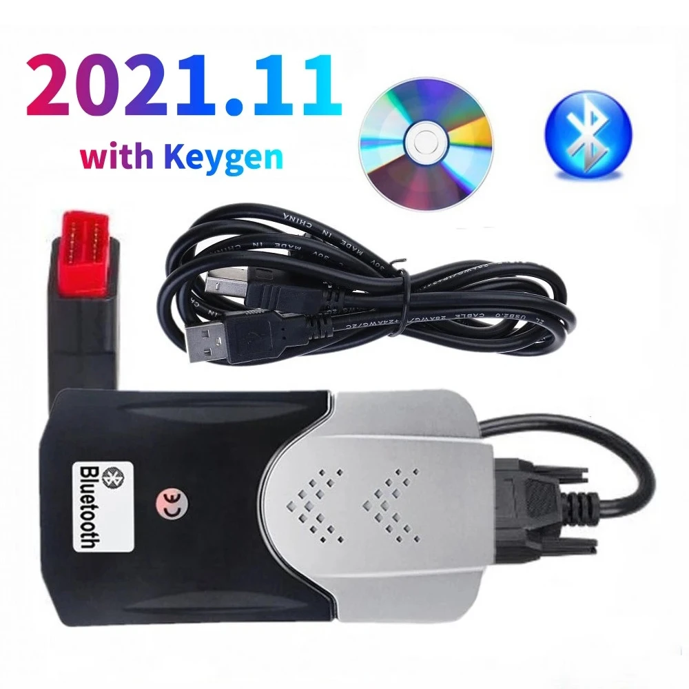 2024 New Vci 2021.11 Keygen on Cd Vd Ds150e Cdp with Bluetooth TNESF DELPHIS ORPDC Obd Scanner Cars Trucks Diagnostic Tools