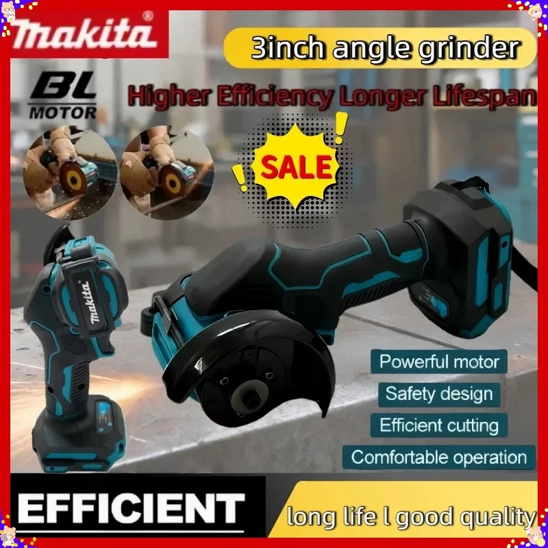 

Аккумуляторная мини-угловая шлифмашина Makita 3 дюйма, электроинструмент для резки, циркулярная пила