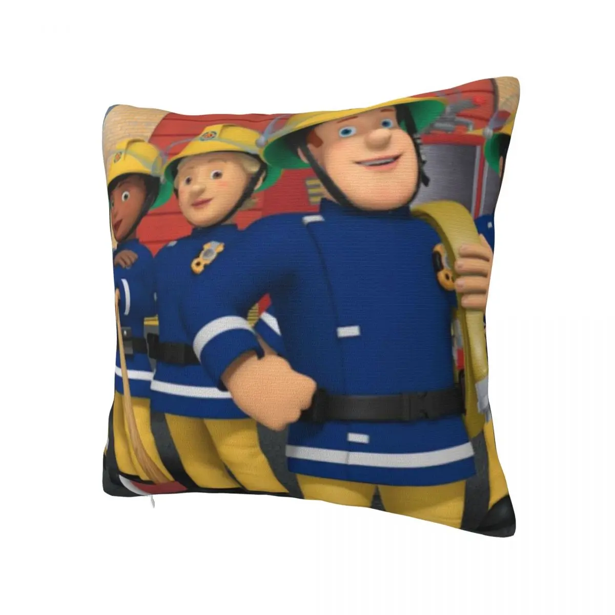 Fireman Sam Pillowcase Printed Polyester Cushion Cover Decorations Pillow Case Cover Home Drop Shipping 40X40cm