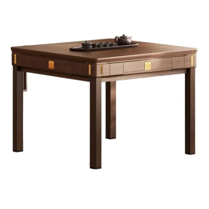 Automatic mahjong machine, Chinese silent mahjong table dining table dual-purpose machine hemp