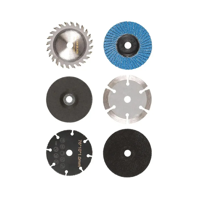 

Can replace 75mm angle grinder, easy to assemble, wear-resistant and versatile, 6 grinding, polishing and cutting wheel sets