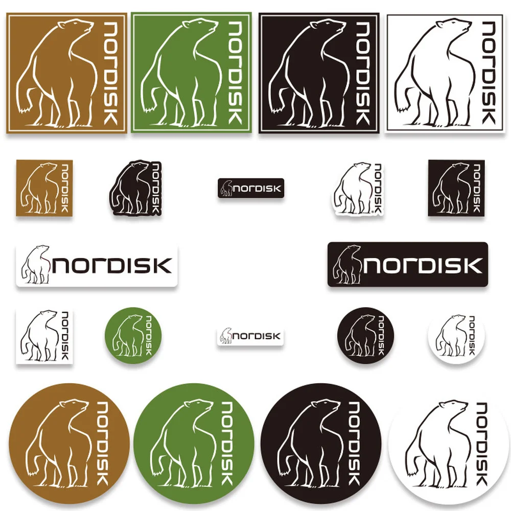 20Pcs Nordisk Stickers Aesthetic Laptop Water Bottle Graffiti Decals Kids Sticker