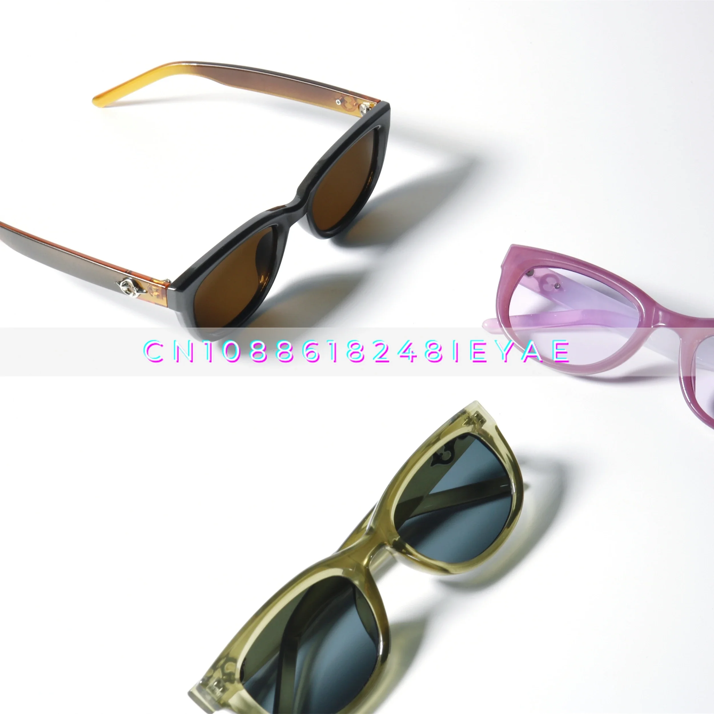 Gradual Change Color Frame Planet Element Sunglasses Uv400 Anti-ultraviolet Advanced Sense Sunglasses