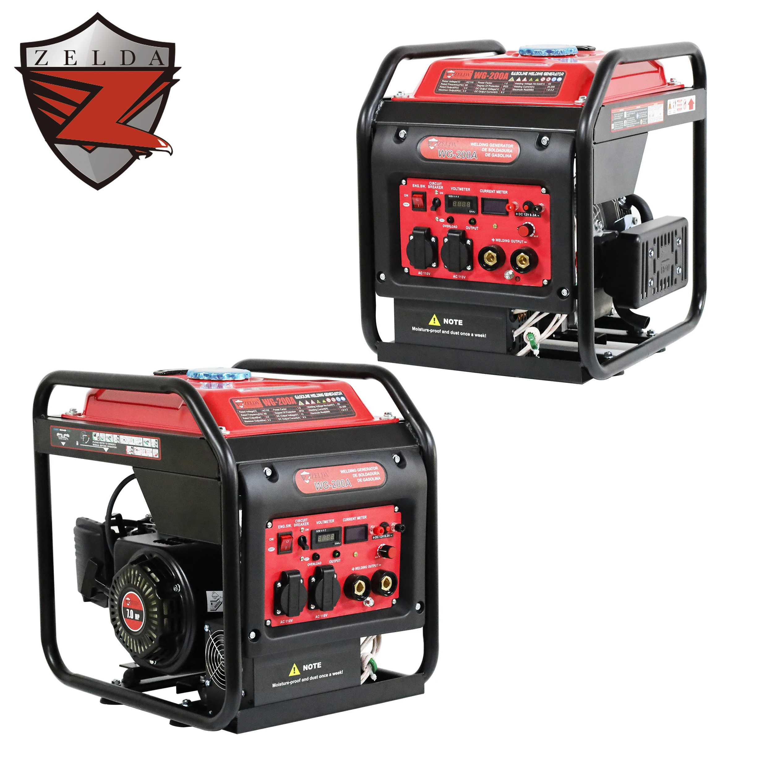 Small Size Light Weight 3KW  110V Inverter Generator