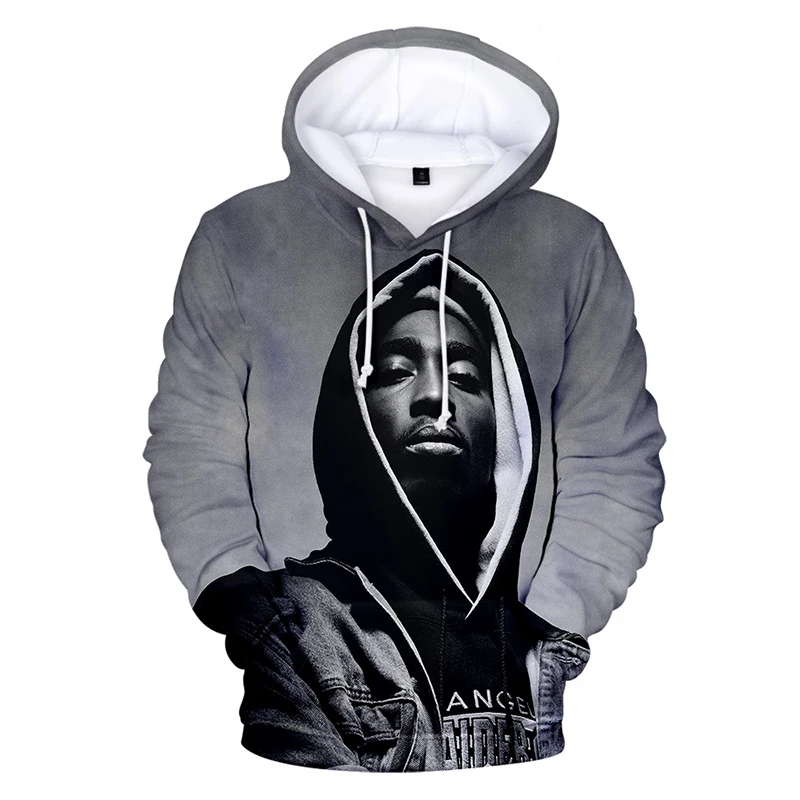 Baru 2Pac Tupac 3D cetak Hip Hop Hoodie Pria Wanita Mode ukuran besar Hoodie pullover Hoodie baju olahraga pria