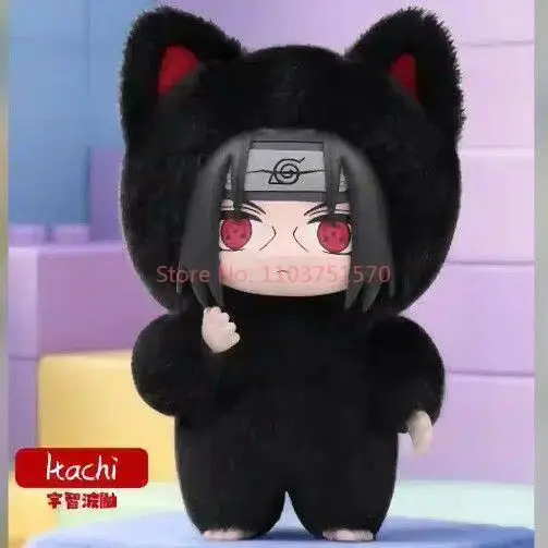 Плюшевая игрушка-сюрприз Eaki Naruto V3 Kitten Land Series: Итачи Саске Обито. Виниловая фигурка-кукла. Подарок на день рождения
