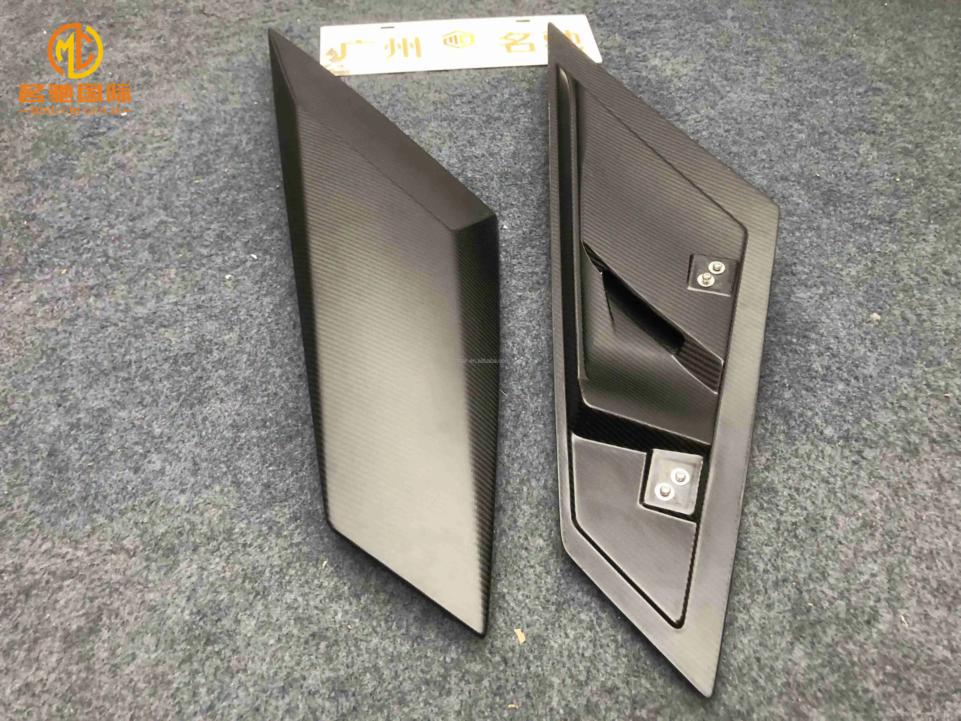 ماتي عالية الجودة نافذة جانبية خلفية الديكور لامبورغيني LP700 LP720 LP750 ألياف الكربون فتحات الهواء الخلفية