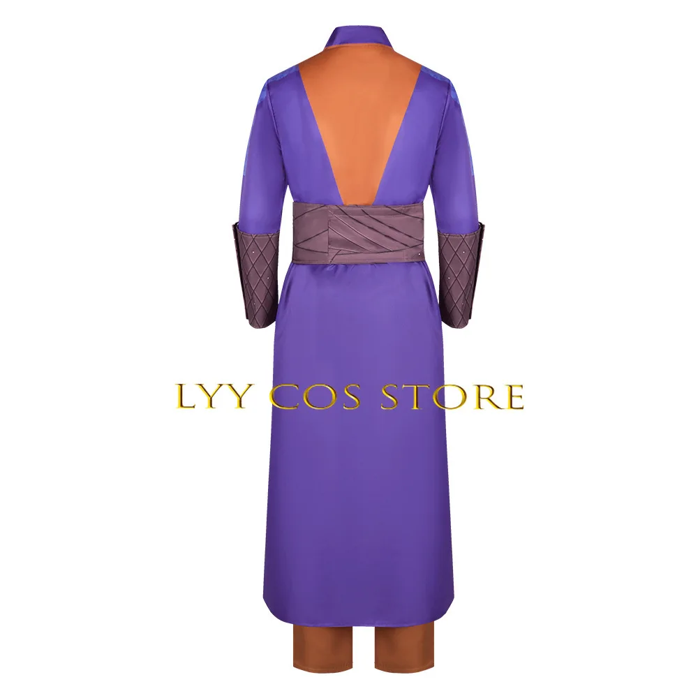 Gale Costume Cosplay Costume Anime uniforme Trench viola pantaloni vestito festa di Halloween gioco di ruolo vestito per gli uomini