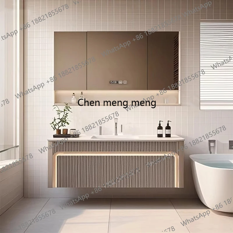 

Новая модель 2026 года: Современные деревянные тумбы для ванной комнаты с раковиной, настенные, водонепроницаемые, с возможностью индивидуальной настройки - Новейший дизайн