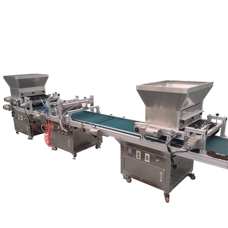 Fully Automatic Needle-suction Seeder with Floating Tray, Soil Covering and Hole Pressing