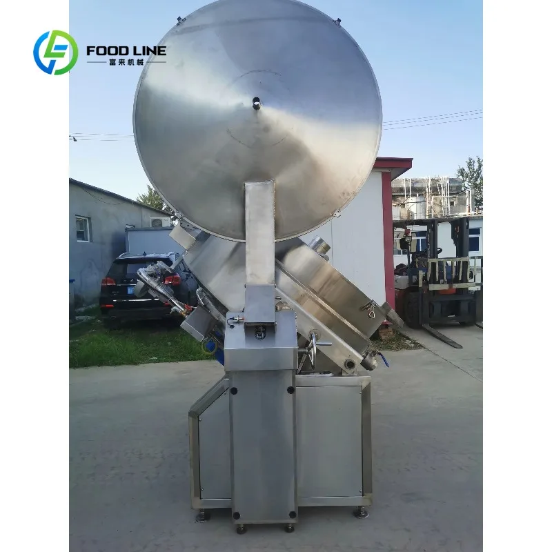 Customized 200L CE Large Stainless Planetary Wok for Beef and Mushroom Stir-Frying for Hot Sauce Making Industrial Cooking Pot