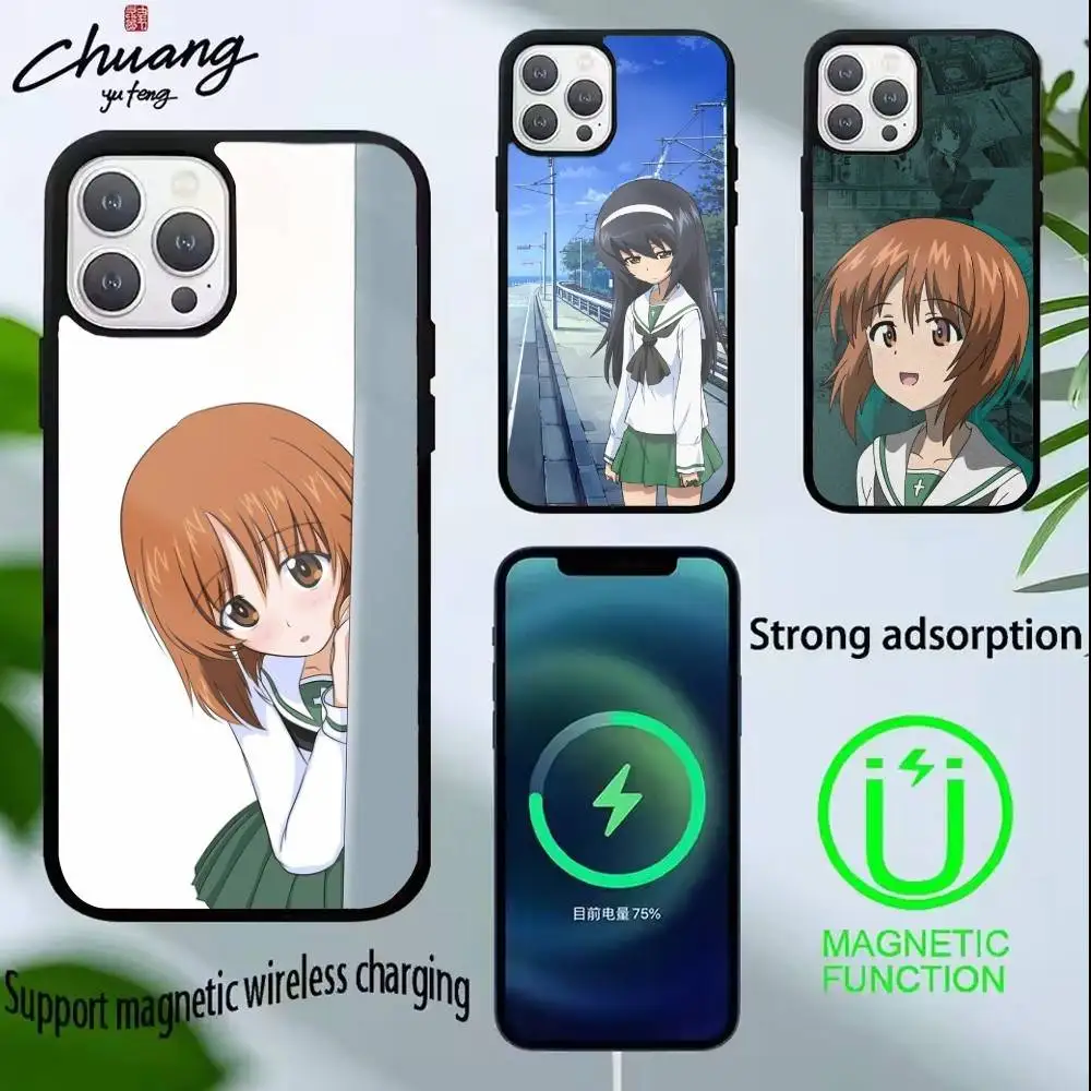 

G-GIRLS F-Und P-PANZER Phone Case For iPhone17,16,15,14,13 Plus,Pro Max Magnetic For Magsafe Wireless Charging