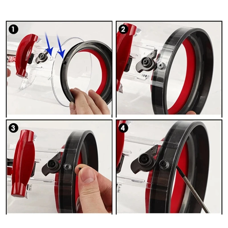 Anel de vedação fixo superior com chave de fenda para substituição de aspirador de pó Dyson V10 SV12