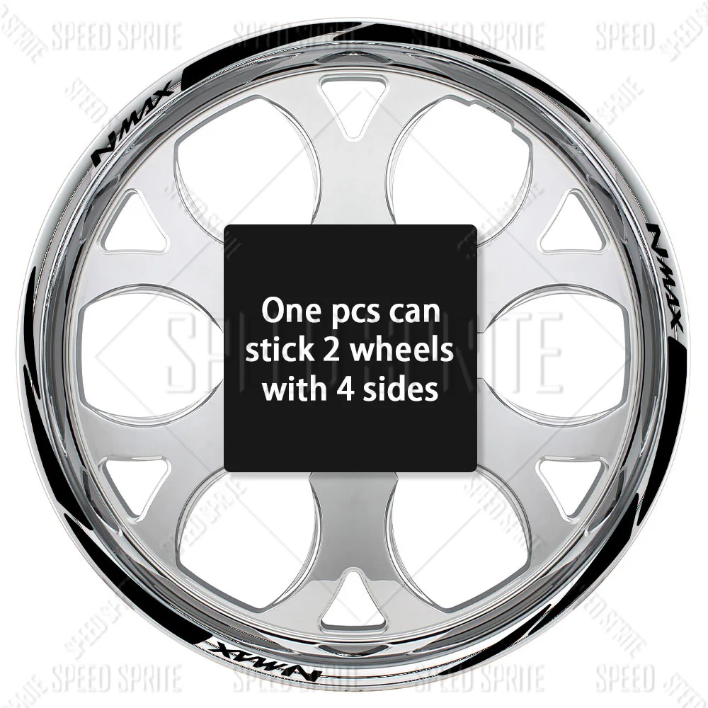 NMAX Motorcycle Accessories Wheel Sticker Hub Decals Rim Stripe Tape For NMAX 155 nmax 160 nmax 125