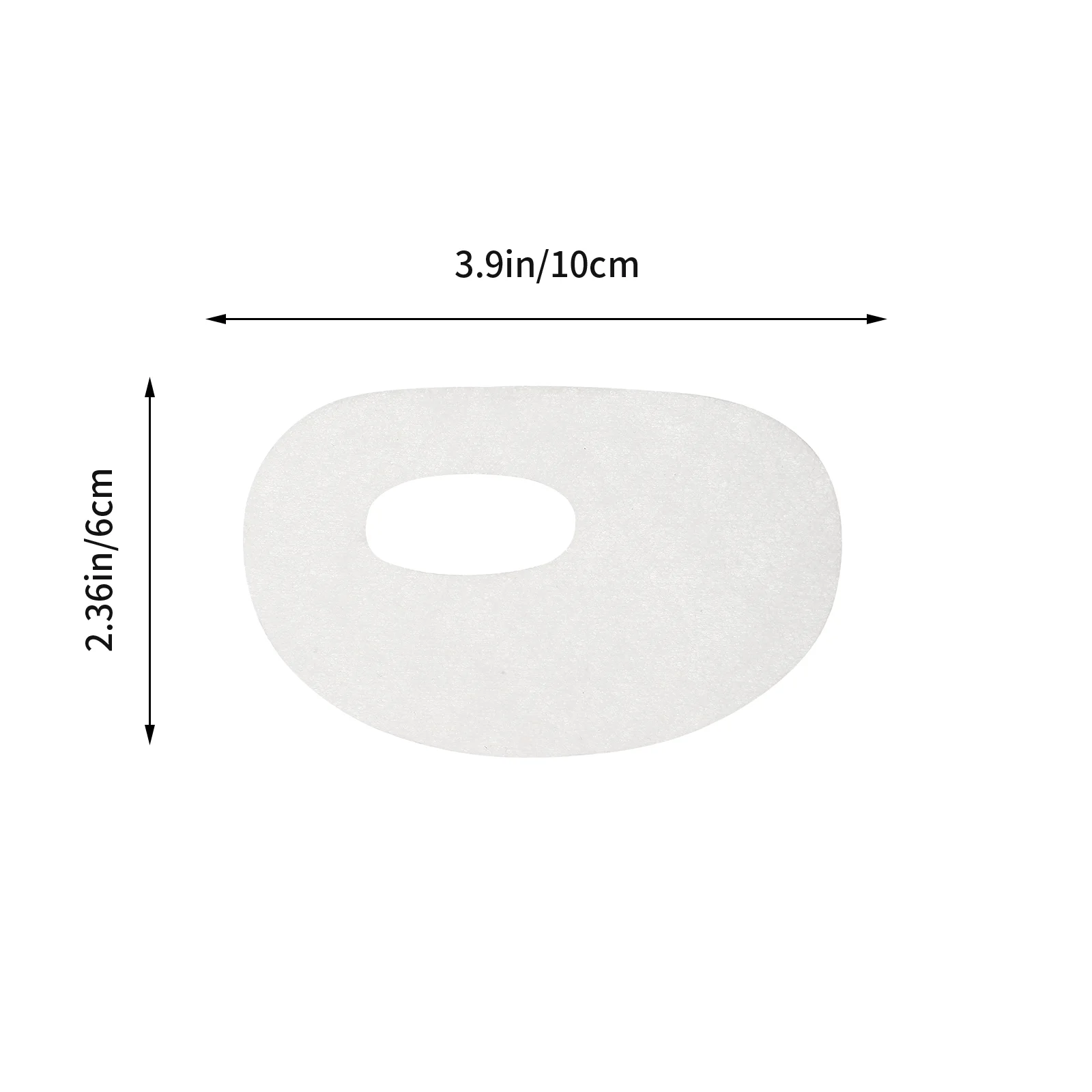 1000 Pcs Mango Shape Non Woven Mask Paper Gentle Material Comfortable Care Patch Disposable Mask Sheet Eye Film Paper for Travel