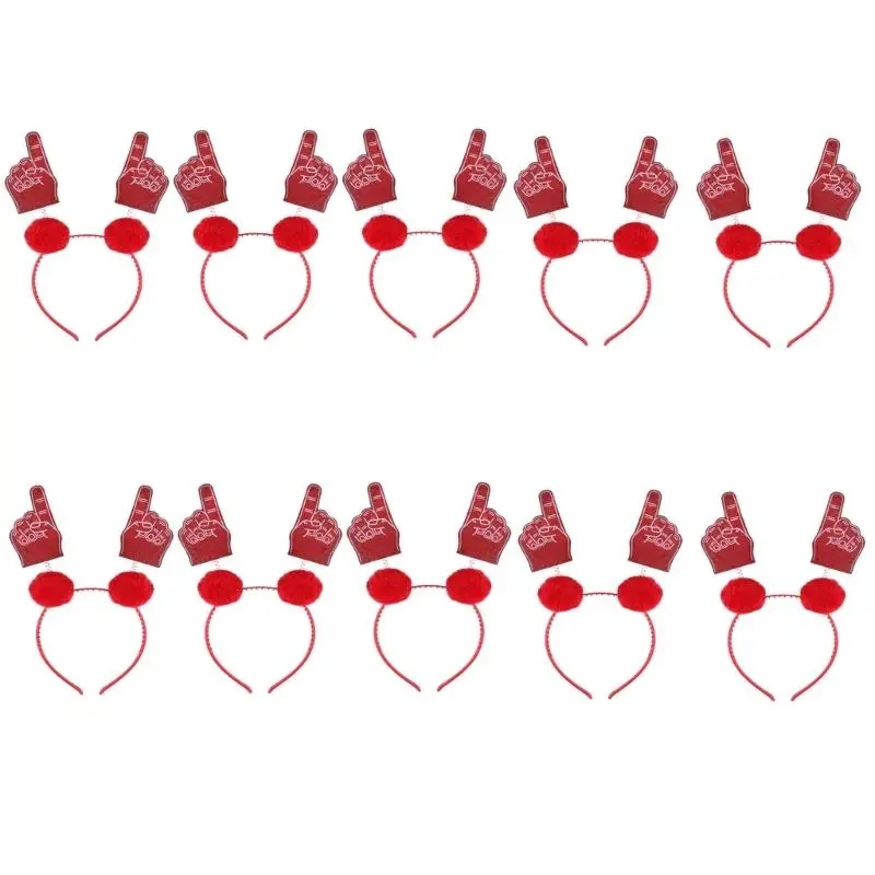 

39BB Детские многоразовые спортивные повязки на голову Моющиеся плюшевые футбольные болельщики Тематический дизайн