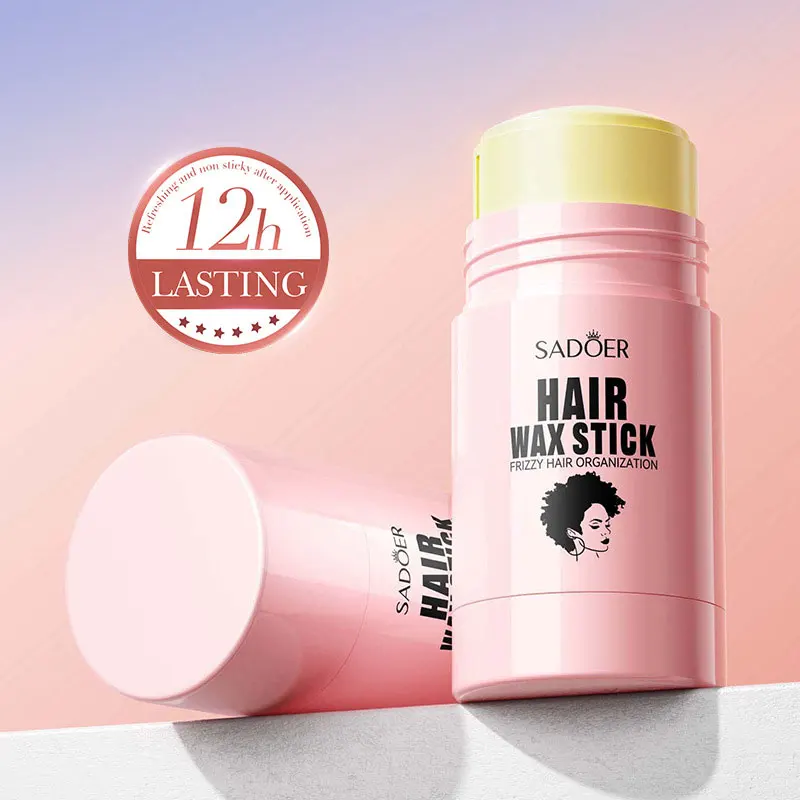 عصا شمع الشعر SADOER سهلة التمديد للشعر المجعد المثلث، سوتات الشعر أملس ويظهر مزاجه.