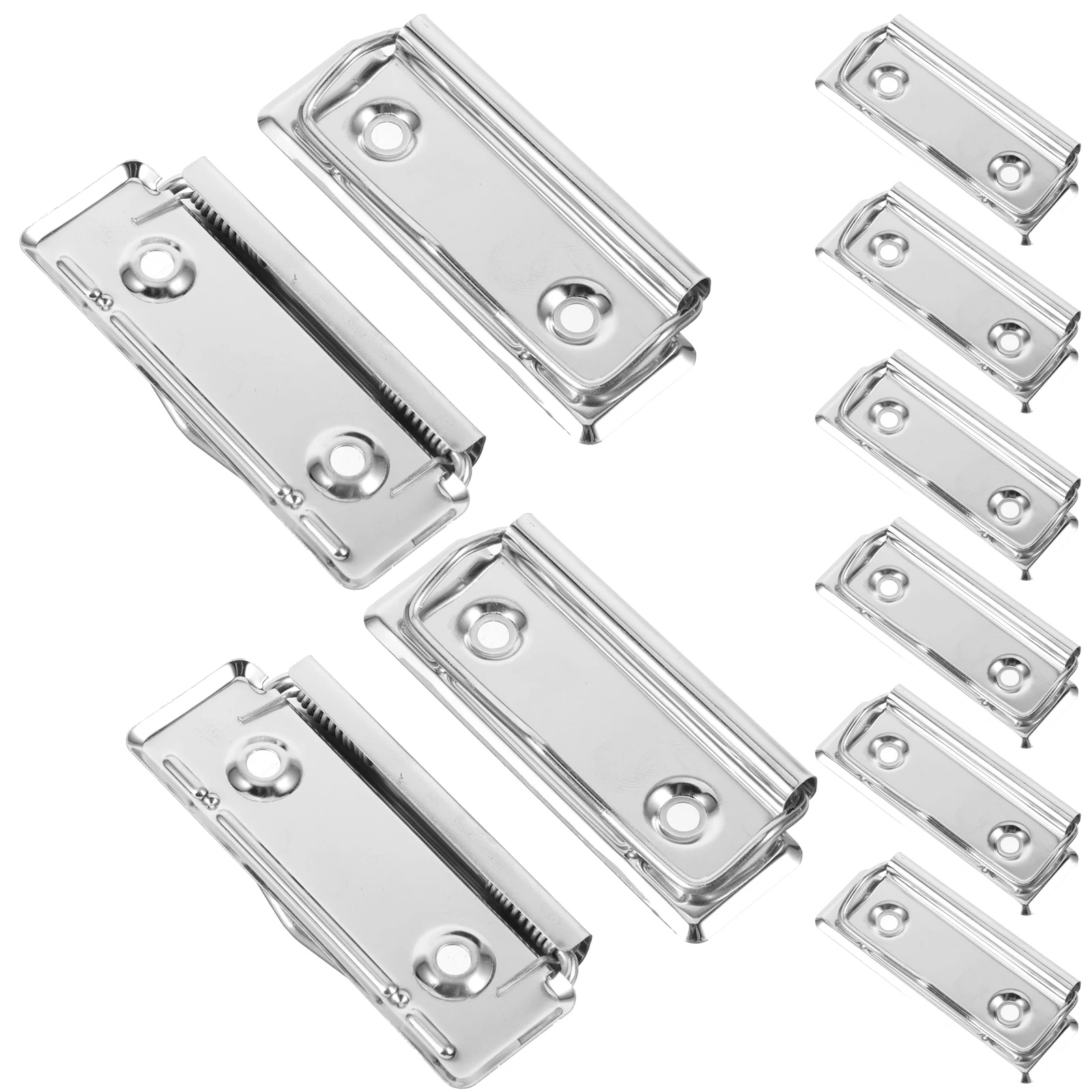 10pcs Metal Notice Board Clips 7cm Office Replacement Menu Fixing Clips Hardware Document Folder Organization Study Work