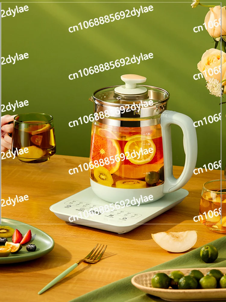 Health Pot for Household Use, Multifunctional, Small, Fully Automatic Thickened Glass Tea Boiling Hot Water Kettle