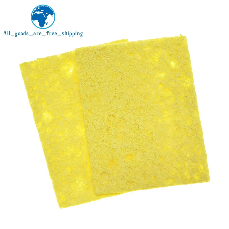 High quality 10/30Pcs High Temperature Resistant Sponge Electric Iron Tip Cleaning Sponge Rectangular 3.5CM*5CM