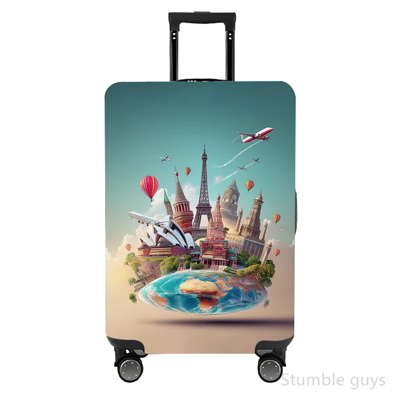 

Высокоэластичный защитный чехол для багажа, устойчивый к износу и пыли, надежный, для чемоданов 18-32 дюймов