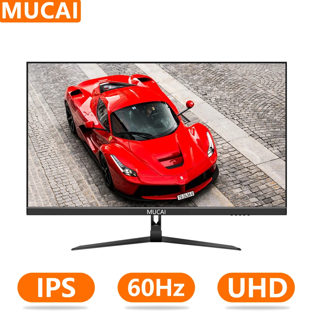 

MUCAI 32-дюймовый ПК IPS 4K монитор UHD светодиодный дисплей 60 Гц Настольный игровой компьютер экран HDMI-совместимый/DP/Audio 3840*2160