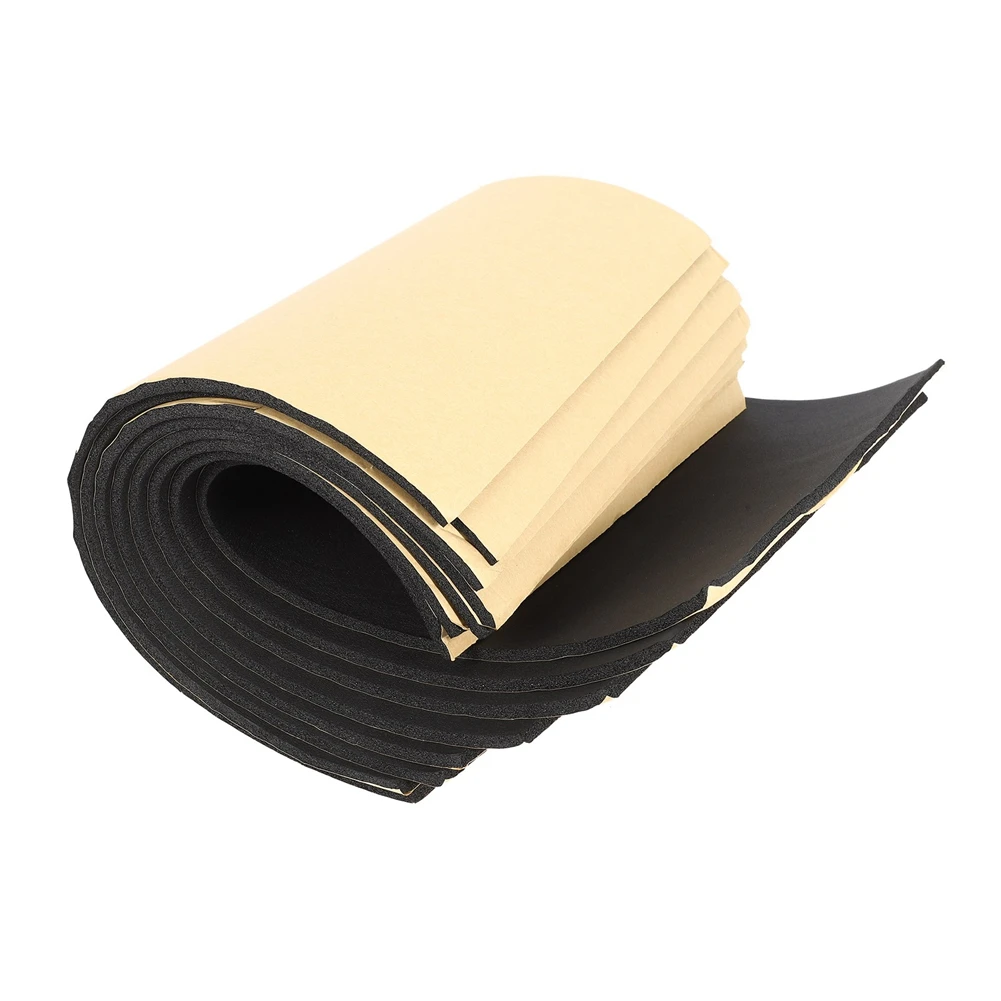 

18Pcs Car Van Sound Proofing Deadening Insulation Foam New 30Cmx50cmx6mm Protector Auto Sound Insulation Accessories