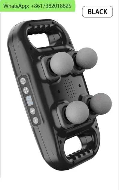 

Фасциальный пистолет, четырехголовый массаж для расслабления мышц, профессиональный класс, беспроводная талия, массажера для спины, глубокая высокочастотная вибрация