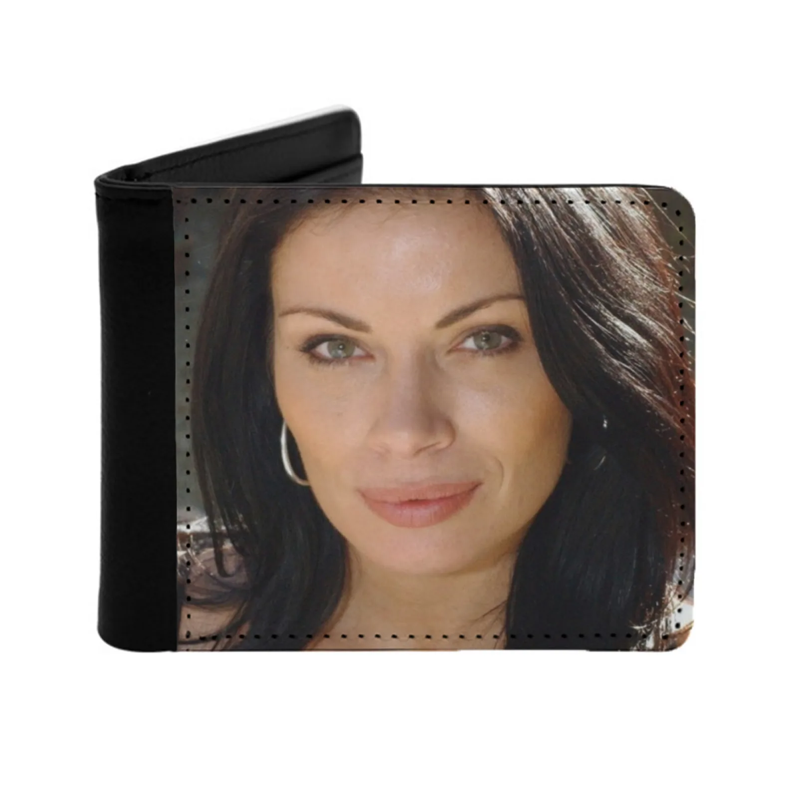 Corrie Legends : Carla Connor Personalized Men's Leather Wallet Credit Card Pouch Purse Street Corrie Uk Tv Corrie Classic Pop