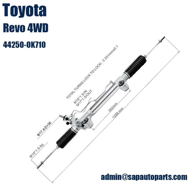 

44250-0K710 44250-0K66 Revo 4Wd RHD steering rack