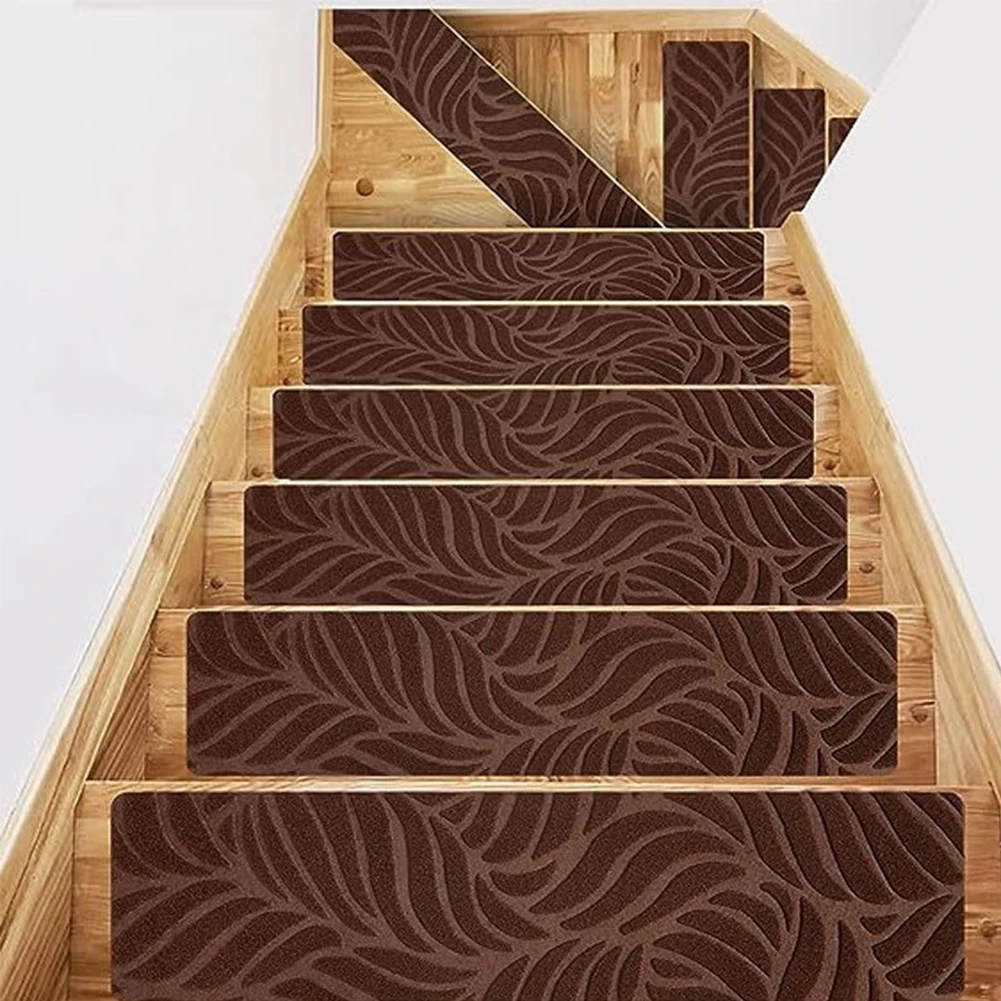 

Самоклеящиеся защитные коврики для пола 76x20 см, для внутренних лестниц, ступеней, ковровые покрытия для гостиной, декоративные коврики для ступеней для внутреннего декора