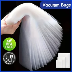 50PCS Net Pattern Vacuum Bag Food Bag Household Fresh-Keeping Bag Cooked Food Packaging Bag
