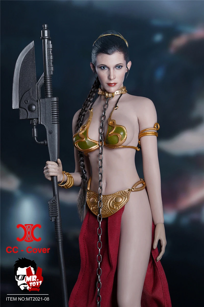 MT2021-08 1/6 ملابس تنكرية للأميرة مع نموذج نحت الرأس مناسب TBL S12D أنثى صدر كبير Suntan الجندي عمل الشكل الجسم