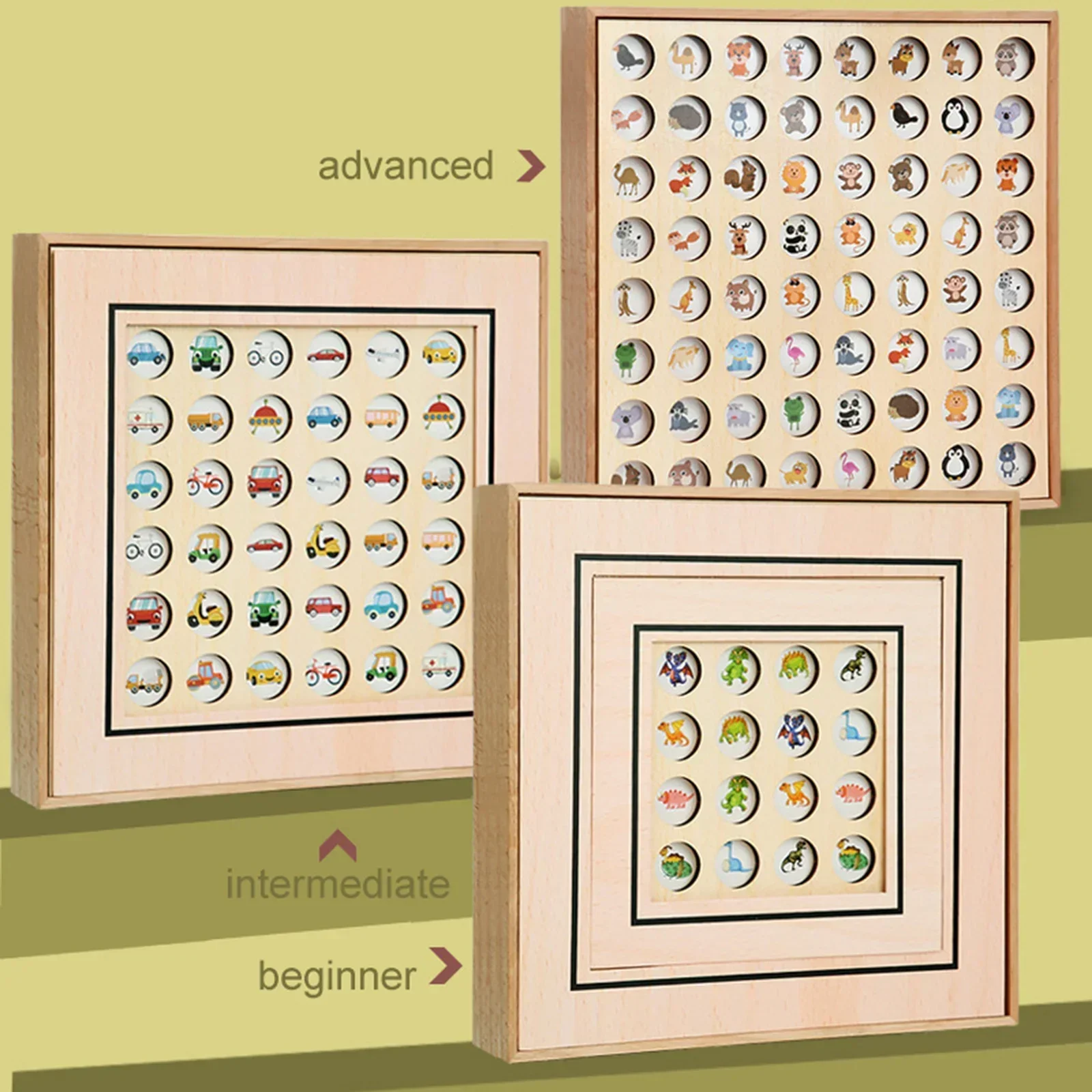 Interactive Brain Games 3In1 Wooden Memory Match Chess for Toddlers Developing Cognitive Skills Guaranteed Long lasting Fun